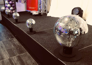 Mirror Ball on Stand 