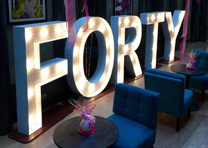 5ft Light up Numbers for Birthday Party