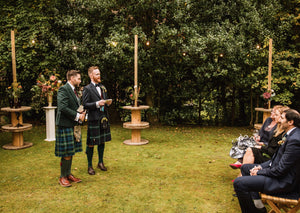 Festoon Tables at Outdoor Weddings Glasgow