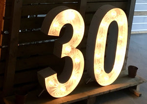 Light up NUMBERS