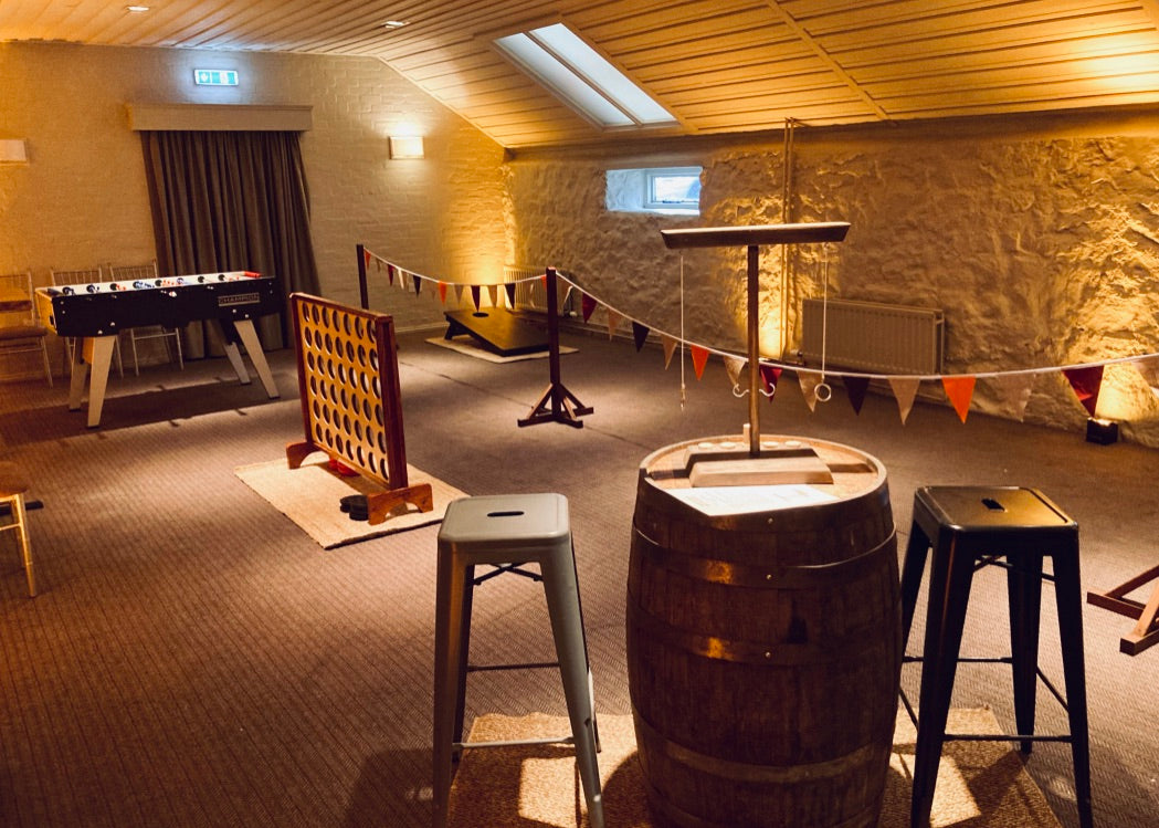 The GROOM'S ROOM Games Package - GO2 Event Hire