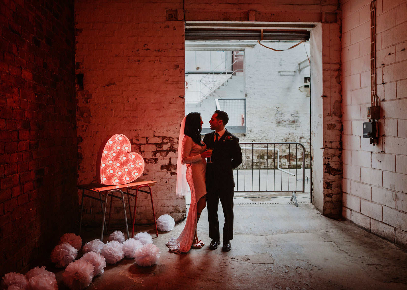 Light Up Love Hearts for hire