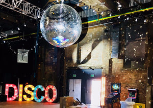 5ft DISCO light up letters for Dance Floor