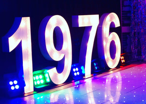 Light up Numbers for Dance Floor