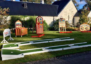 Mini Golf and Carnival Games for hire at weddings