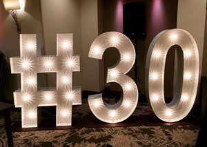 5ft Light Up Numbers for Birthday  Party