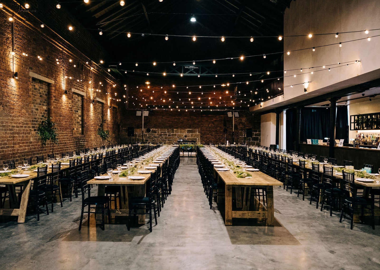 The Engine Works Glasgow Festoon Install