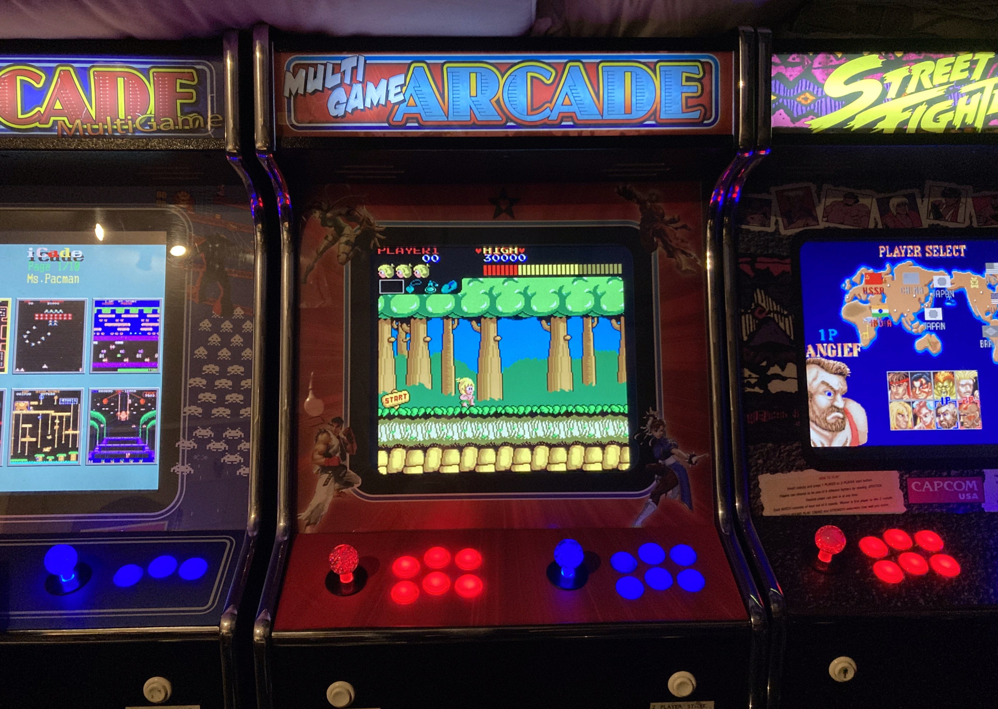 80s Multi Game Retro Arcade Cabinet, Arcade Games for Hire