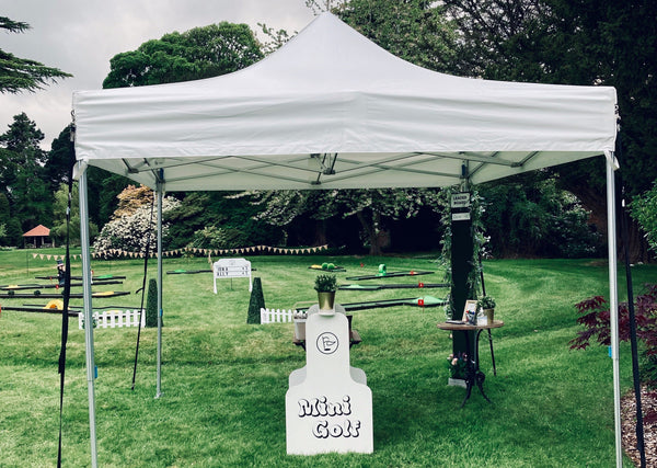 Mini Golf Entrences Mini-Golf Entrance Marquee - GO2 Event Hire