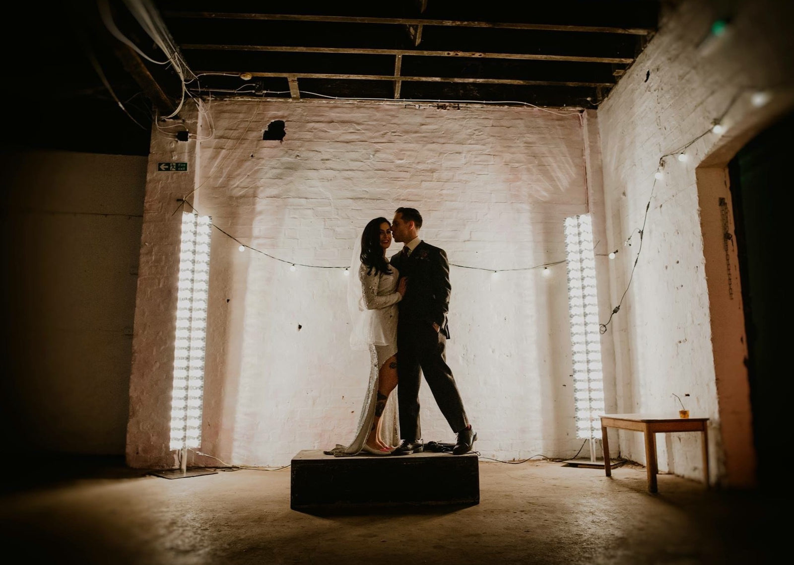 Industrial Style Lighting Feature for hire 