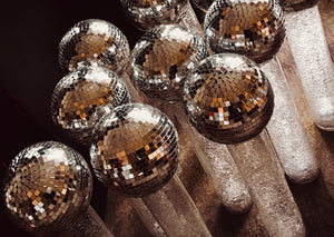 Mirror Ball Centrepieces for hire Glasgow