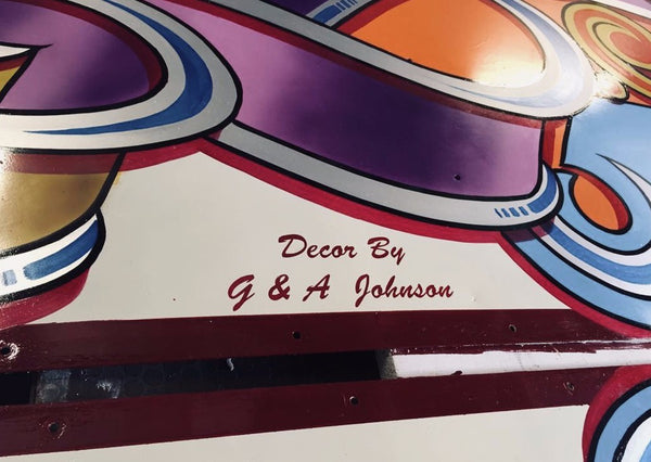 Waltzer Lettering Sign Writing / Fairground ART - GO2 Event Hire